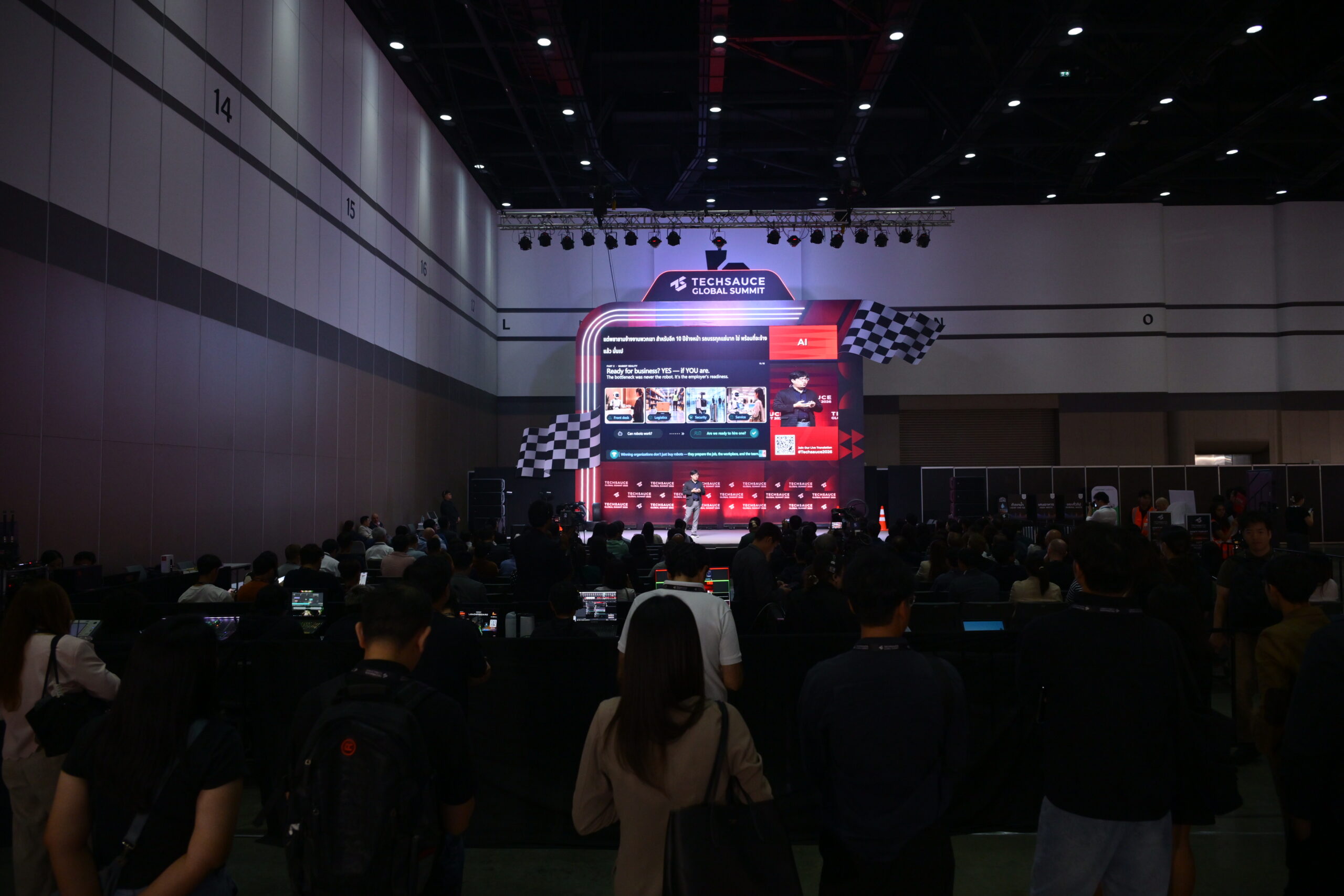 Techsauce Global Summit 2026で講演する山本力弥